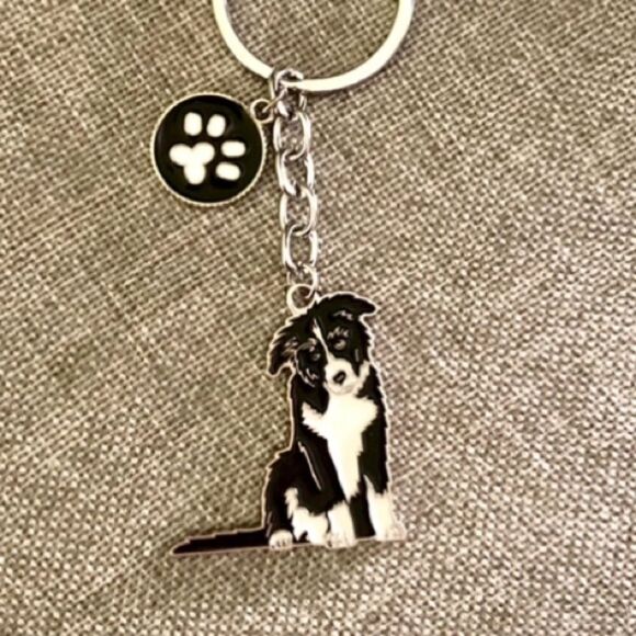 Border Collie Dog Keychain - Picture 9 of 9